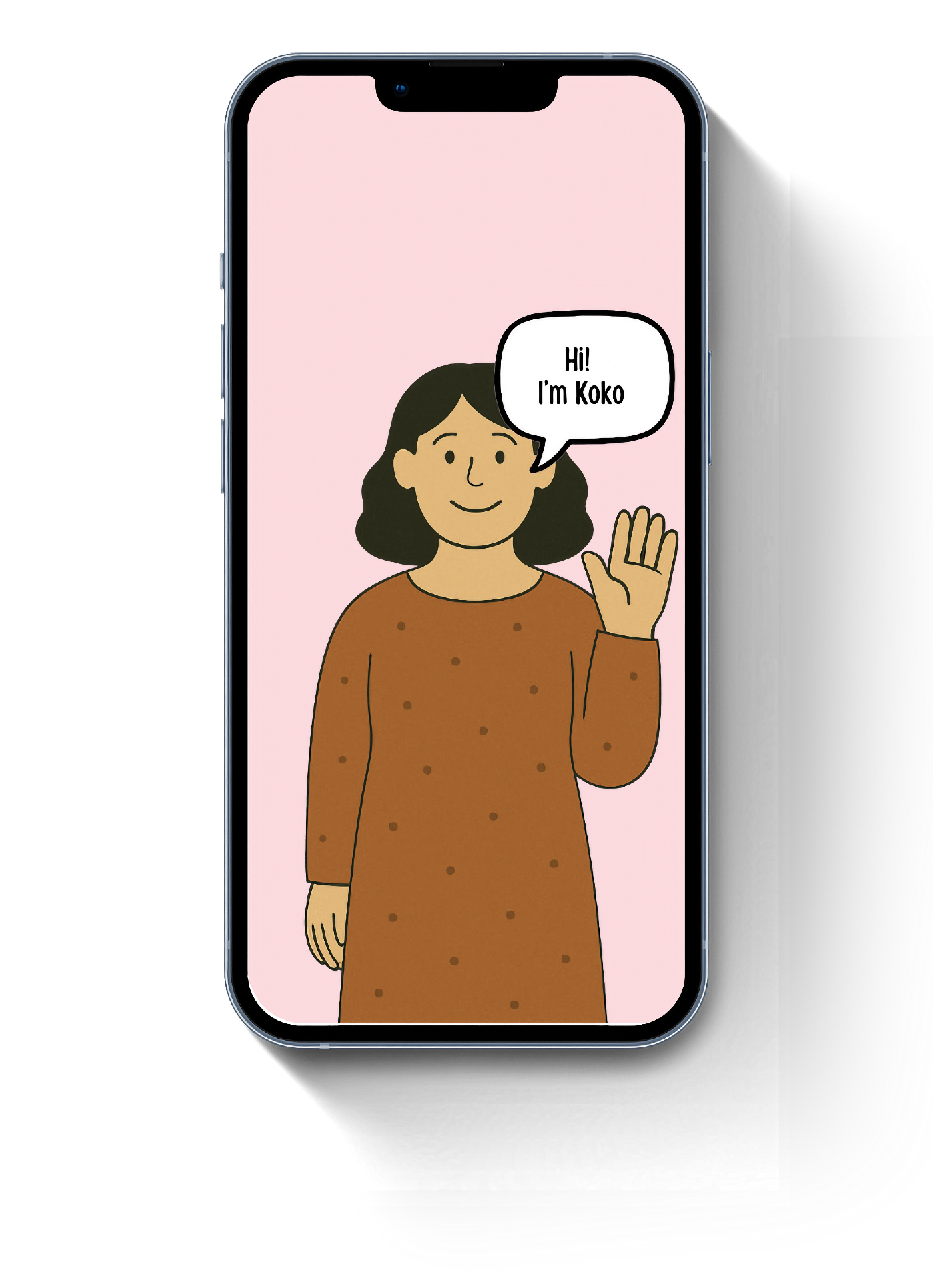 Koko app interface showing supportive parenting conversation